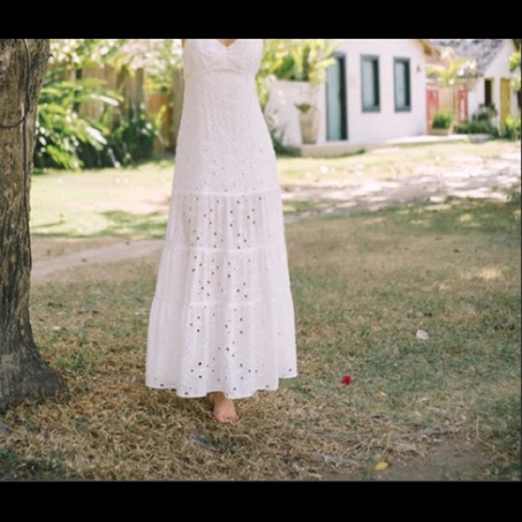 Free People Dresses & Skirts - White Long Boho Dress